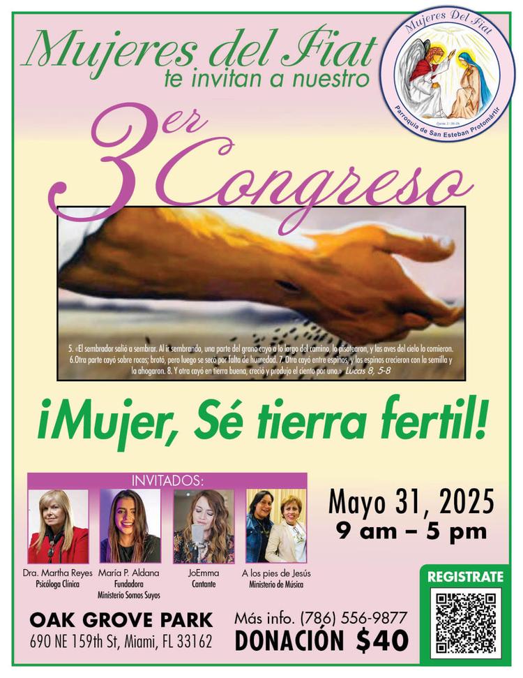 3er Congreso ¡Mujer, sé tierra fértil!